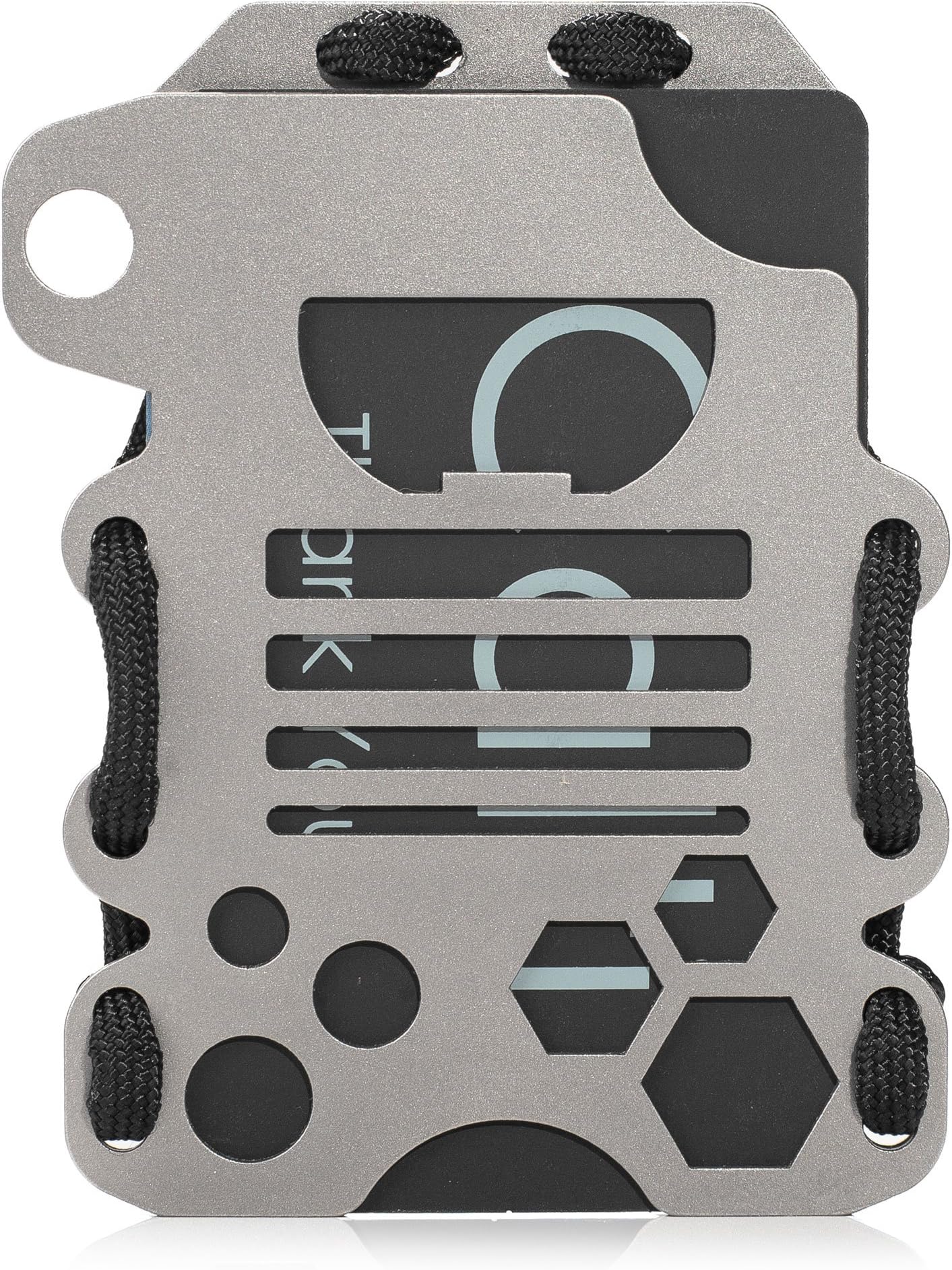 Calti Tactical Titanium EDC Minimalist Slim Wallet, RFID Blocking, Men & Women