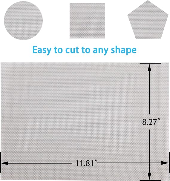SOTEE 4 Pack - 304 Stainless Steel Woven Wire Mesh Screen, Air Vent Mesh, 11.8 X 8.27(300 x 210mm 1mm Hole 20 Mesh, DIY Project, Easy to Cut and Resistant to Rust