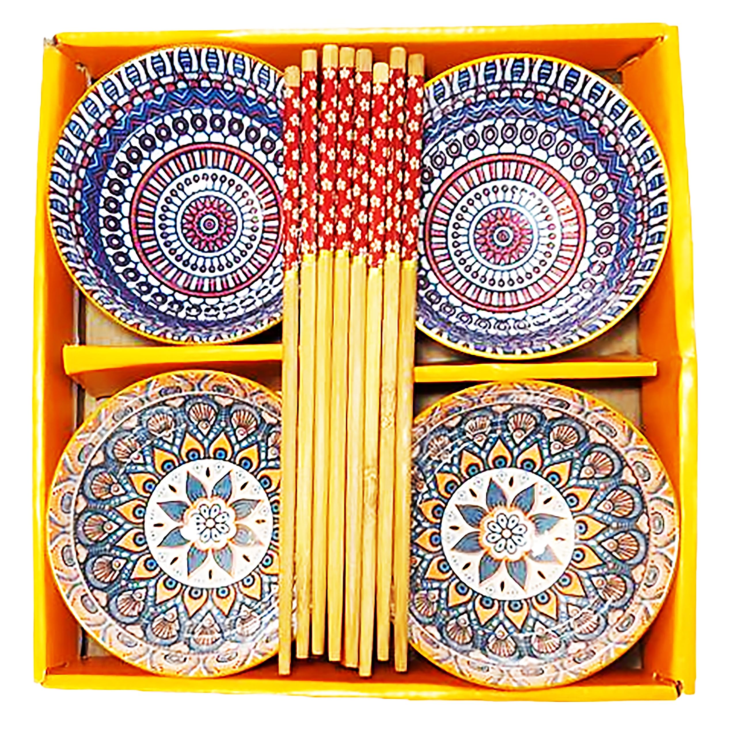 Chandler Porcelain Bowls (Peacock, 4 Bowls)