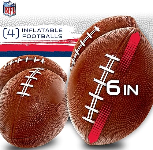 Miniatura 3 de Franklin Sports NFL - Mini juego de tiro de fútbol americano  NFL Door Jam Football Over The Door Target + (4) mini bolas  Juego de lanzamiento de 3