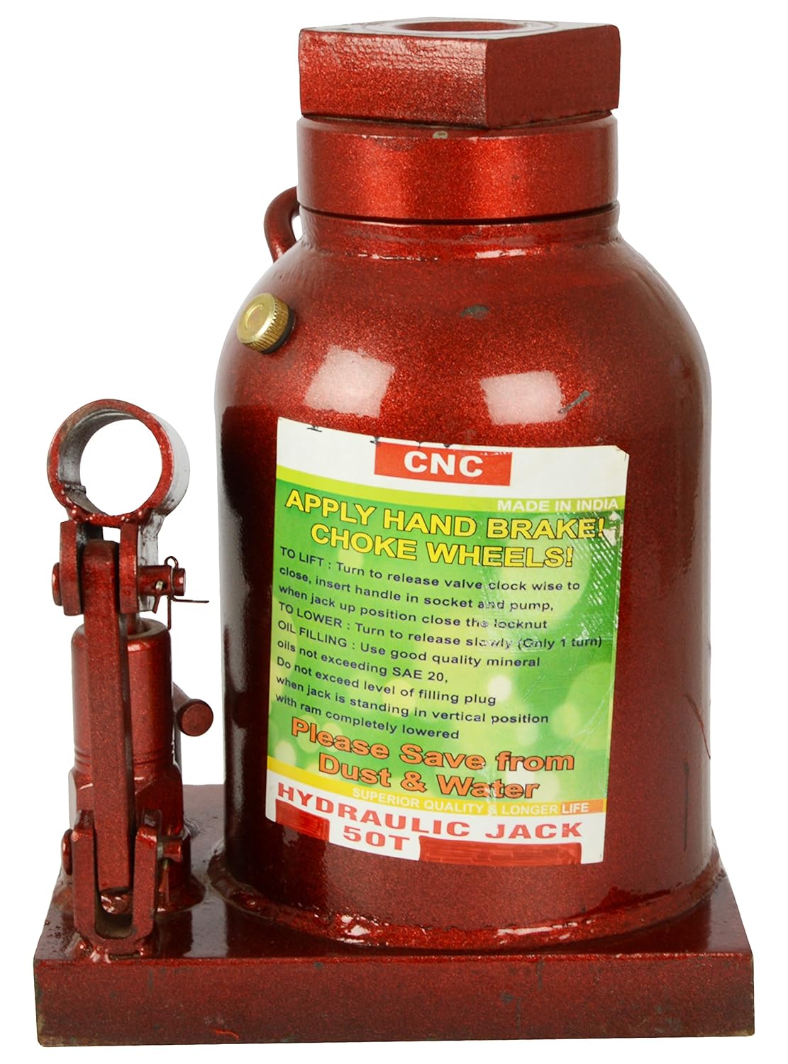 Hydraulic Bottle Jack 5 Ton Capacity Car Truck Lift Lifts Up To 15