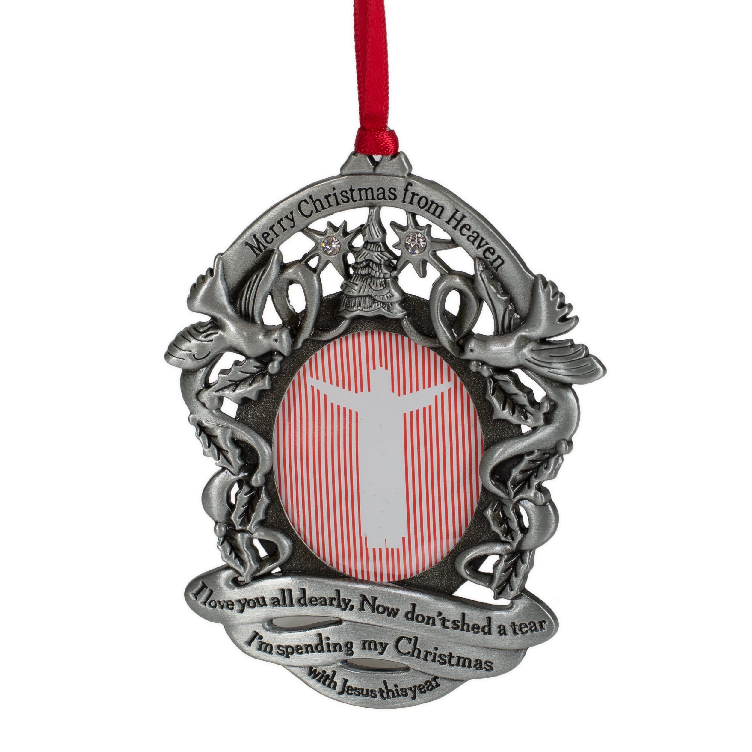 Merry christmas from heaven ornament personalized Clearance