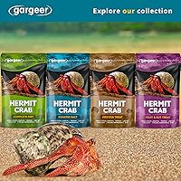 Vista 4 de Hermit Crab Soaking Salt, Ocean-Like Environment, Includes Calcium and Trace Minerals, No additives or Harmful Ingredients. for Optimal Health and