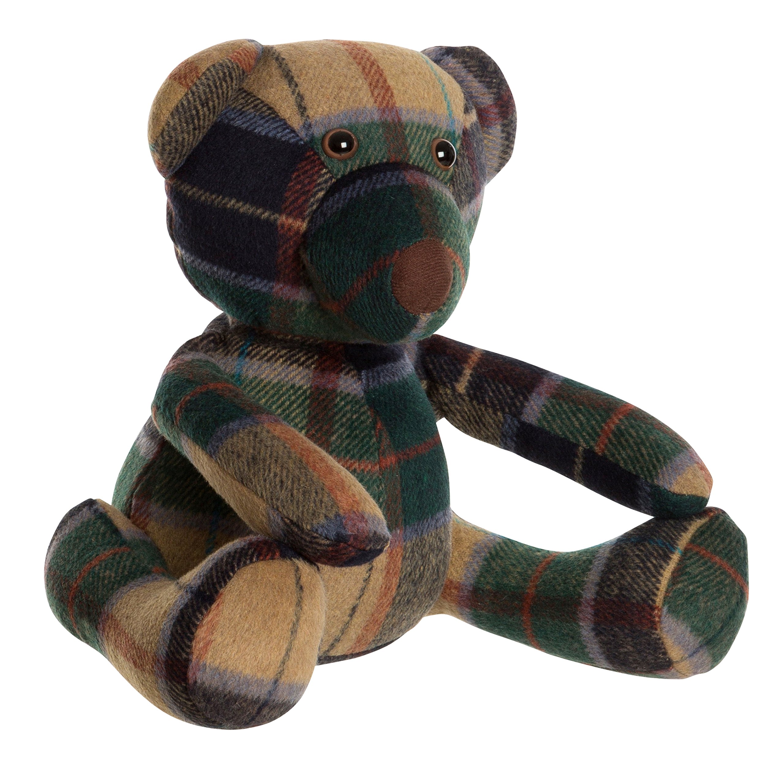 Premier Housewares - Door Stop - Green Check - Polyester