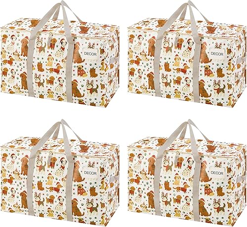 Miniatura 51 de VENO - Paquete de mudanzas, cajas de almacenamiento para embalaje universitario con tapas alternativas, para dormitorio, extragrande, asas Verde