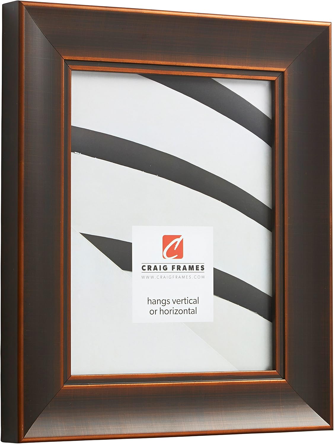 Craig Frames Metropolis 200 Picture Frame, 8 x 10 Inch, Antique Bronze