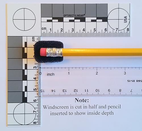 Miniatura 2 de Parabrisas de micrófono pequeño (fundas para micrófono) Paquete de 6 auricularessolapa (lavanda) Fitness InstructorGamer Pack Negro