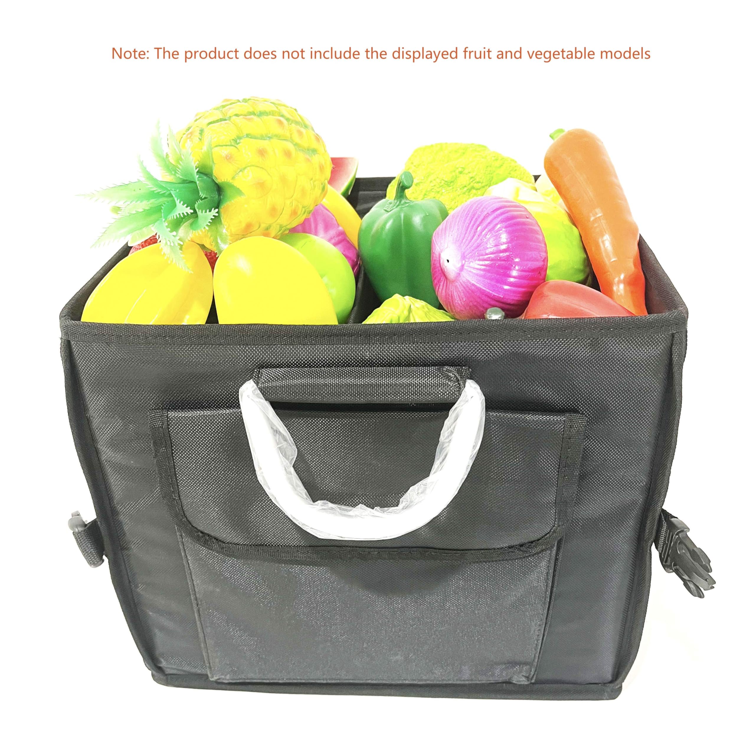 Organizer per bagagliaio, 28 l, portatile, multiuso, pieghevole, impermeabile, in tessuto Oxford, per auto, camion, SUV