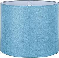 Vista 20 de Wellmet Pantalla de Lino de 14 pulgadas de Diámetro, 17 pulgadas de Alto, Requiere Ensamblaje para Lámpara de Mesa, Lámpara de Mesita de Noche