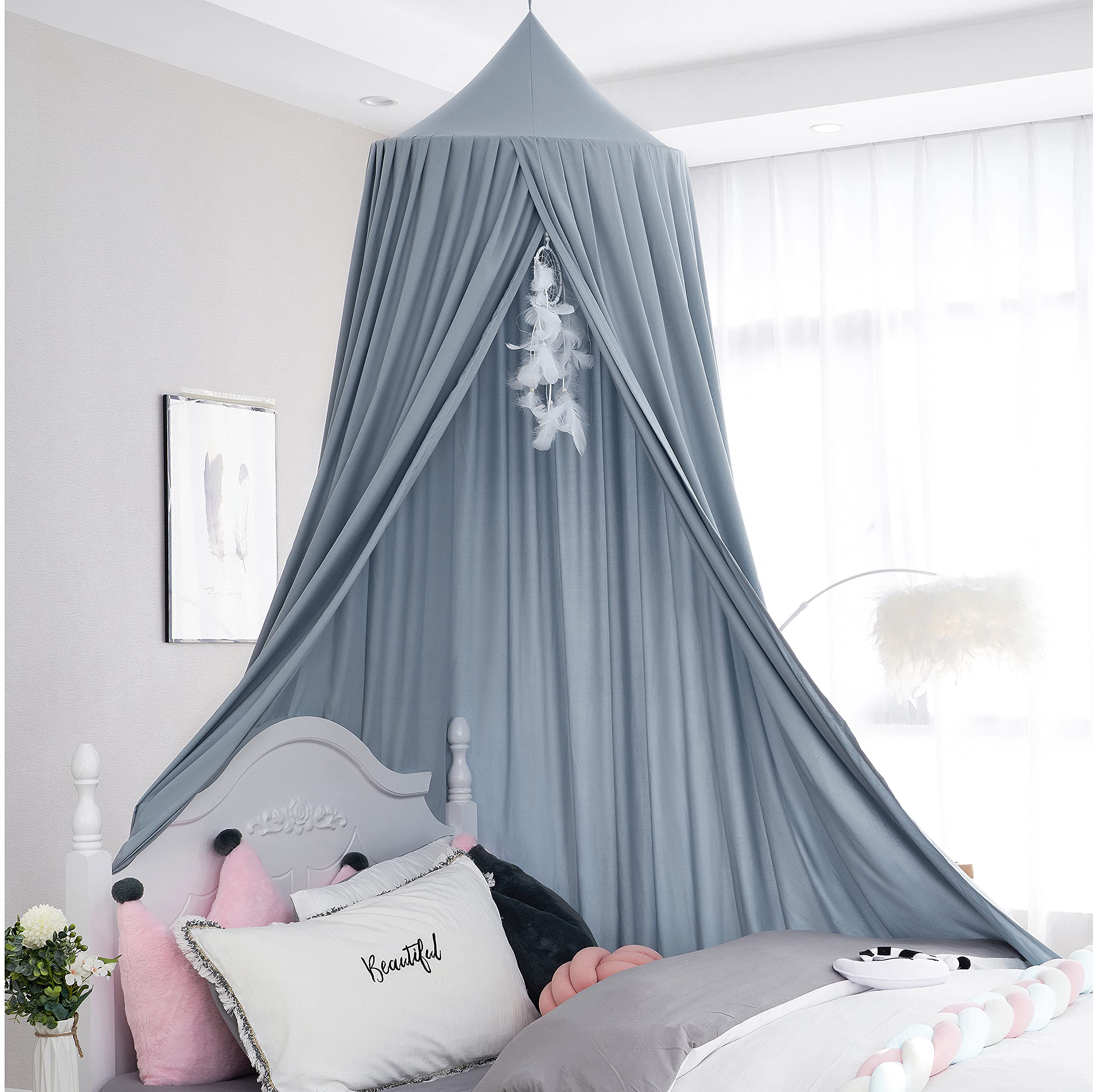 Buy Upgrade Version of Canopy for Kids Bed, Extra Large Canopy for