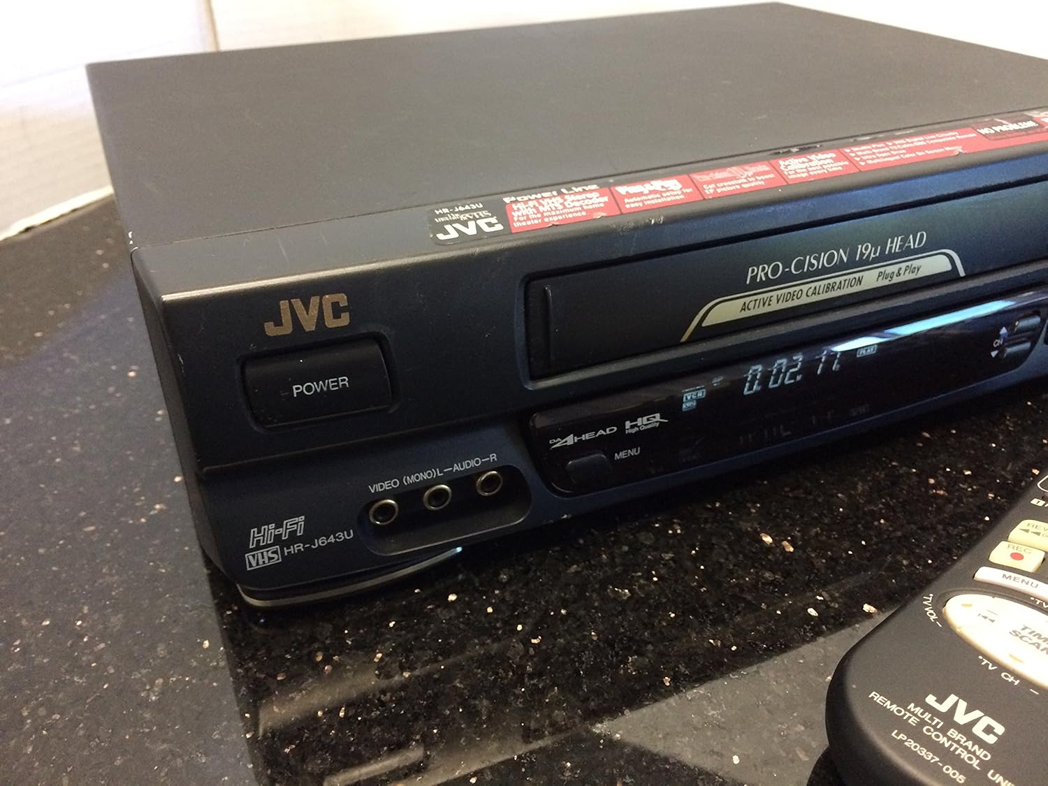 Discount 70% JVC HR-J643U 4-Head Hi-Fi Stereo VHS VCR
