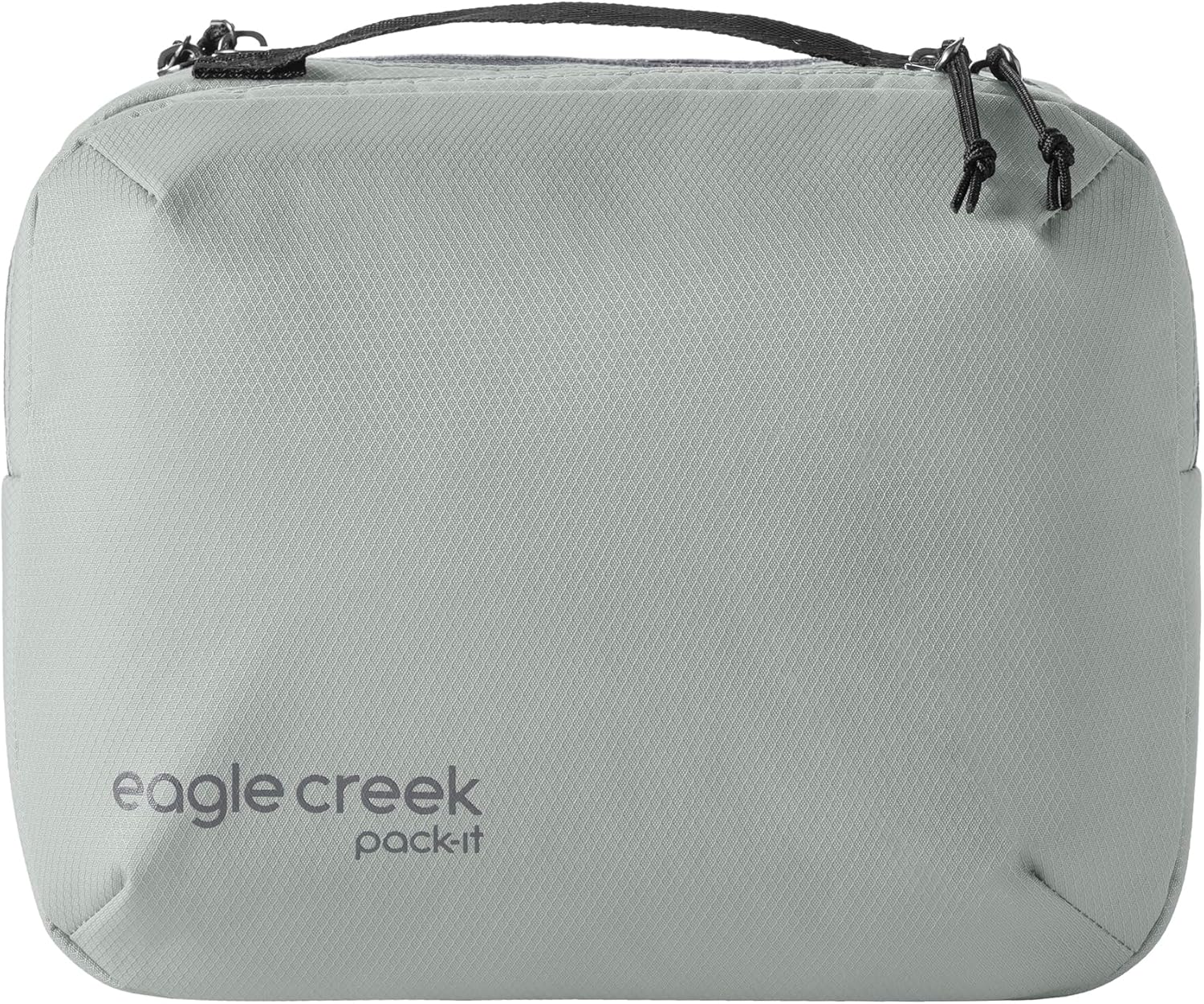 Eagle Creek Pack-It Trifold Toiletry Kit - Dopp Kit Toiletry Organizer with Padded Interior, Durable Hanging Hook & Large Compartments - Water Resistant & Washable - Storm Grey - Image 2