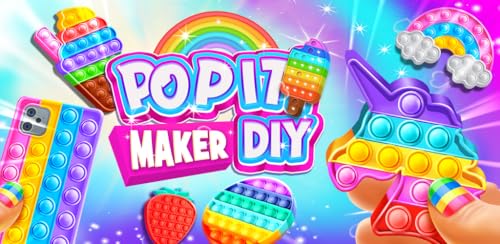 Pop It Maker 3D - Kids Rainbow Glitter Fidget Toy Poppers ASMR