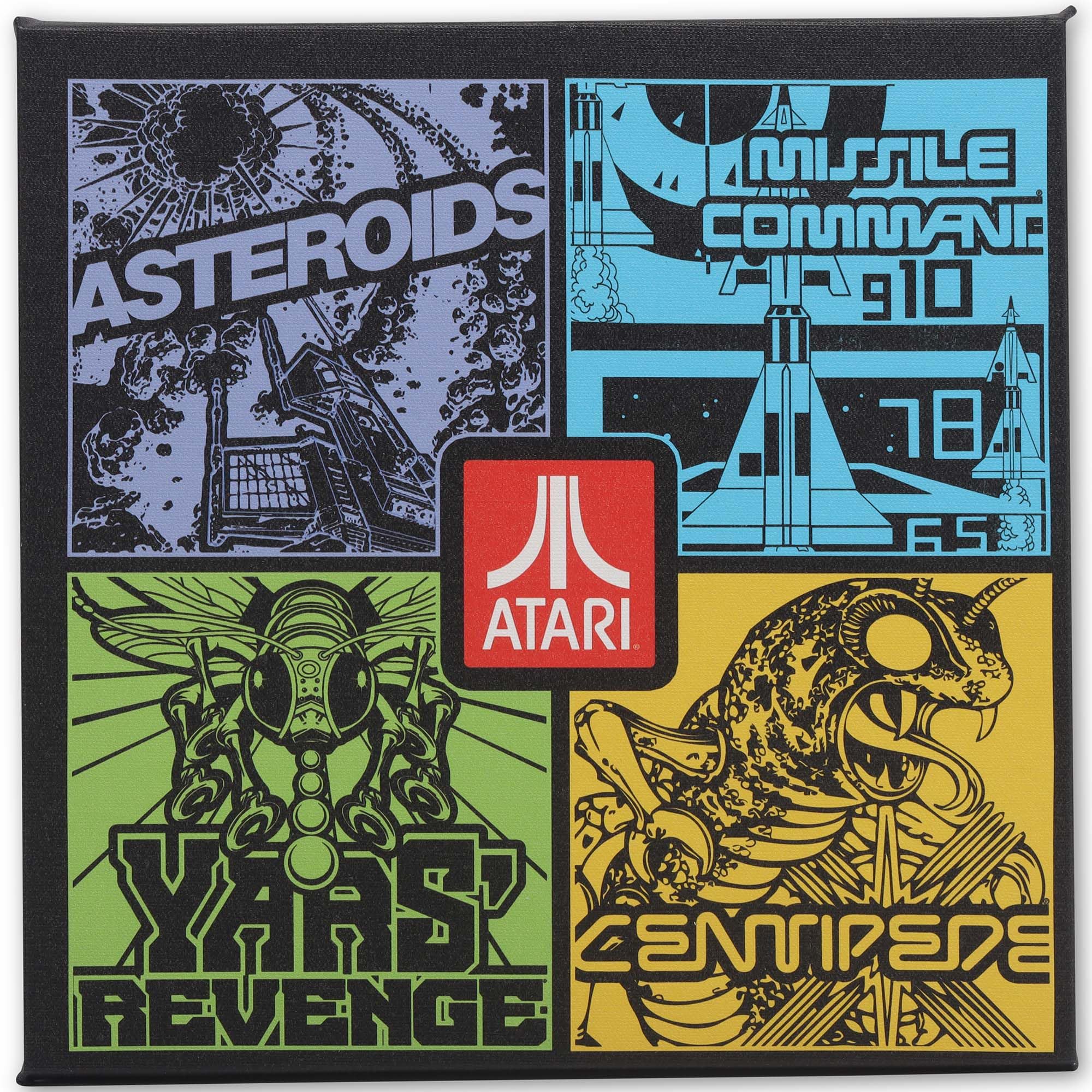Amazon.com: Open Road Brands Atari Game Collage Gallery Wrapped