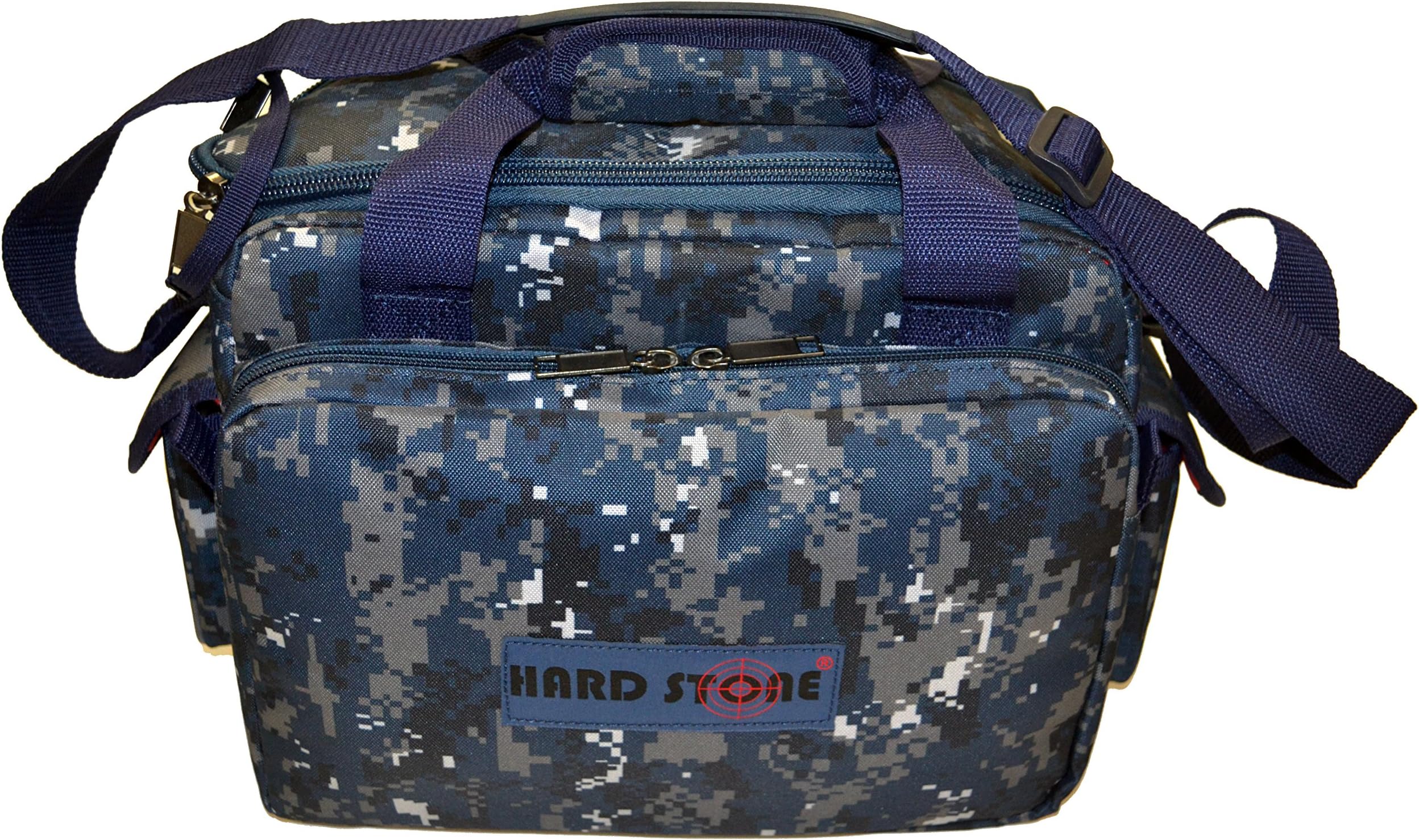 Hardstone Tactical 5 Pistol Range Go Bag with Adjustable Shoulder Strap Navy Digital