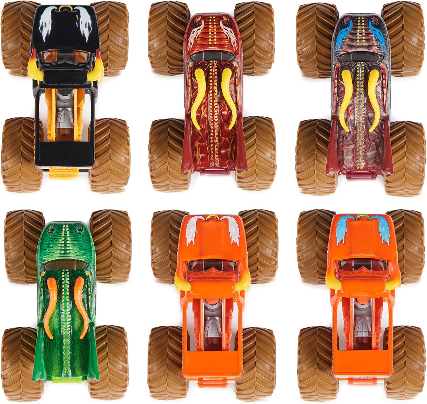 Monster Jam, Mystery Mudders, Official Die-Cast Monster Truck, Wash to Reveal, 1:64 Scale (Styles Will Vary)