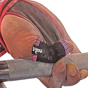 JerkFit Nubs Thumb Sleeves Protector for Hook Grip - Latex Free, Reusable, Washable Thumb Sleeve to Prevent Calluses, Blisters, Tears - for Olympic Weightlifting, Powerlifting, Gymnastics, Workouts
