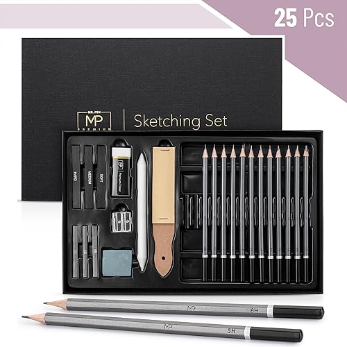 Vista 18 de Mr. Pen - Lápices de dibujo para dibujo, paquete de 14, lápices de grafito para lápices de dibujo