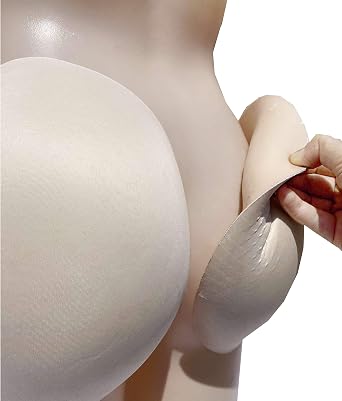 2PS Sponge Thigh Pads Hip Pads Sponge Thigh Pads Hip Lifting Pads (XL, Beige Pad Self-adhesive)