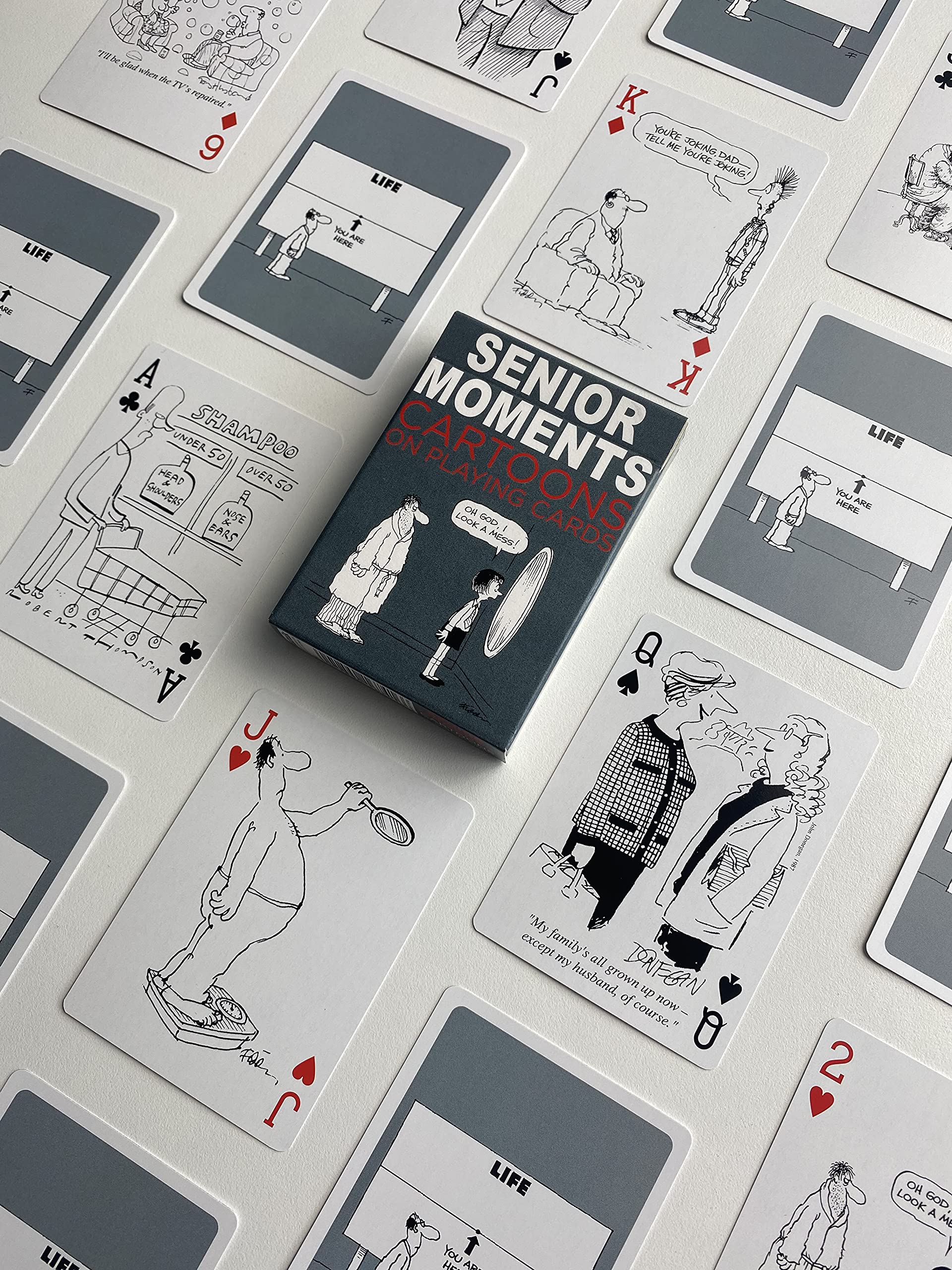 Gibsons Senior Moments Single Deck Playing Cards from Piatnik | Card Game | Pack of Cards