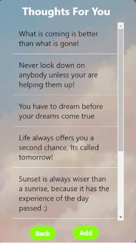 Thought Of The Day by Syed