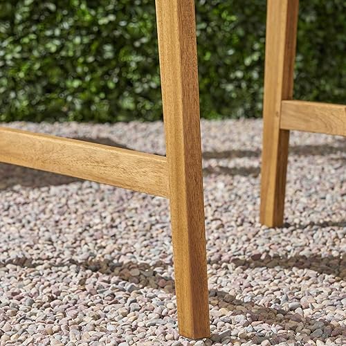 Miniatura 4 de Acacia Wood Adirondack Chairs Classic Outdoor Seating for Patio & Garden - Natural Wood Set of 2 with 300lb Capacity & Easy Assembly