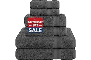 Cotton Paradise 6 Piece Towel Set: Comfort and Indulgence on Sale!