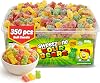 Sweetzone Sour Gummy Bears Sweets Tub, Halal Gummy Candy in Retro Fizzy Sweets, 805g Tub of 350 pcs of Gummies Candy, Sour Gummy Bears Packed with Flavour and Tangy Taste for Kids, and Sweet Lovers