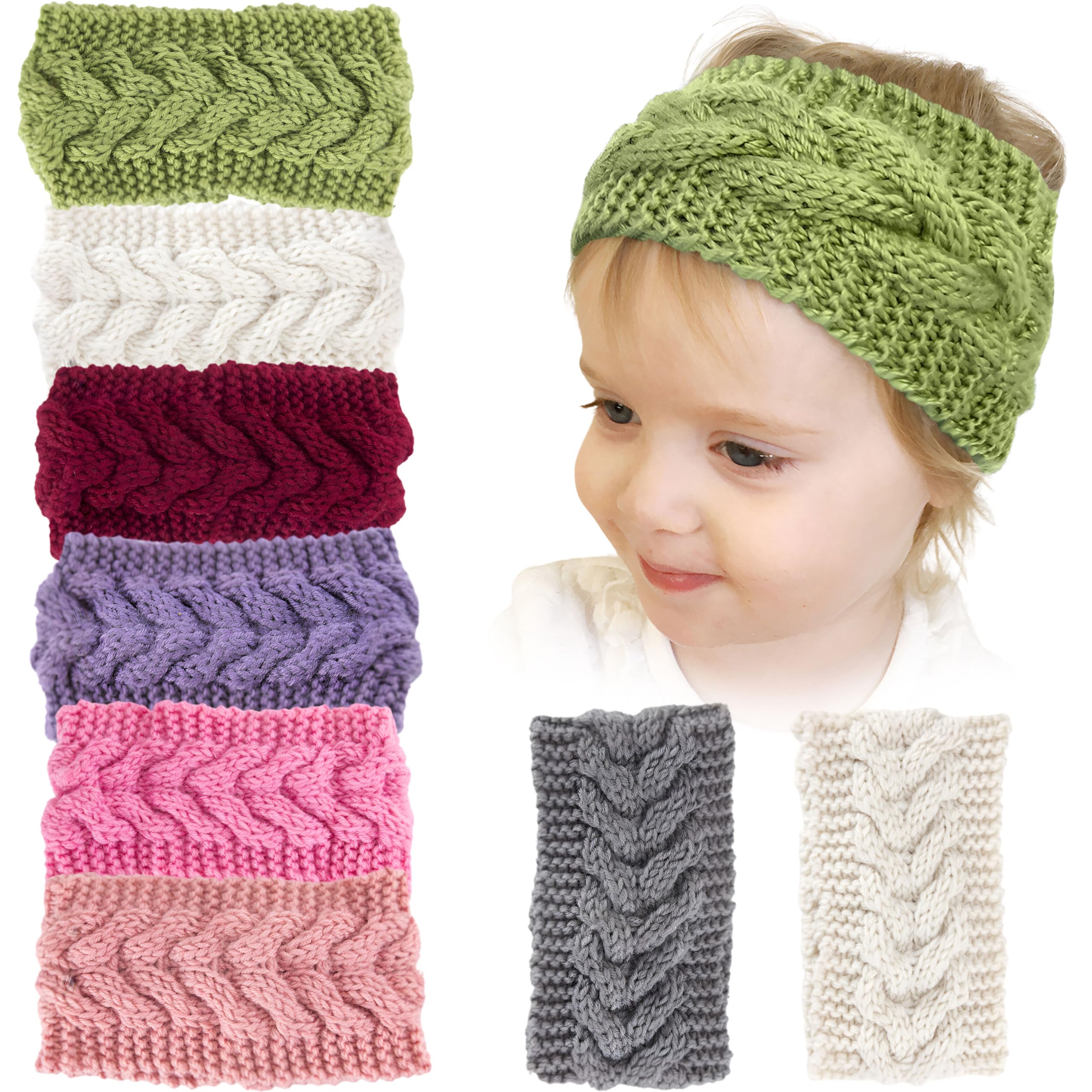 bembika Ear Warmer Headband Soft Knitted Turban Ear Muffs For Kids Head Wrap For Boys And Girls Woollen Head Band For Men And Women-picture-19