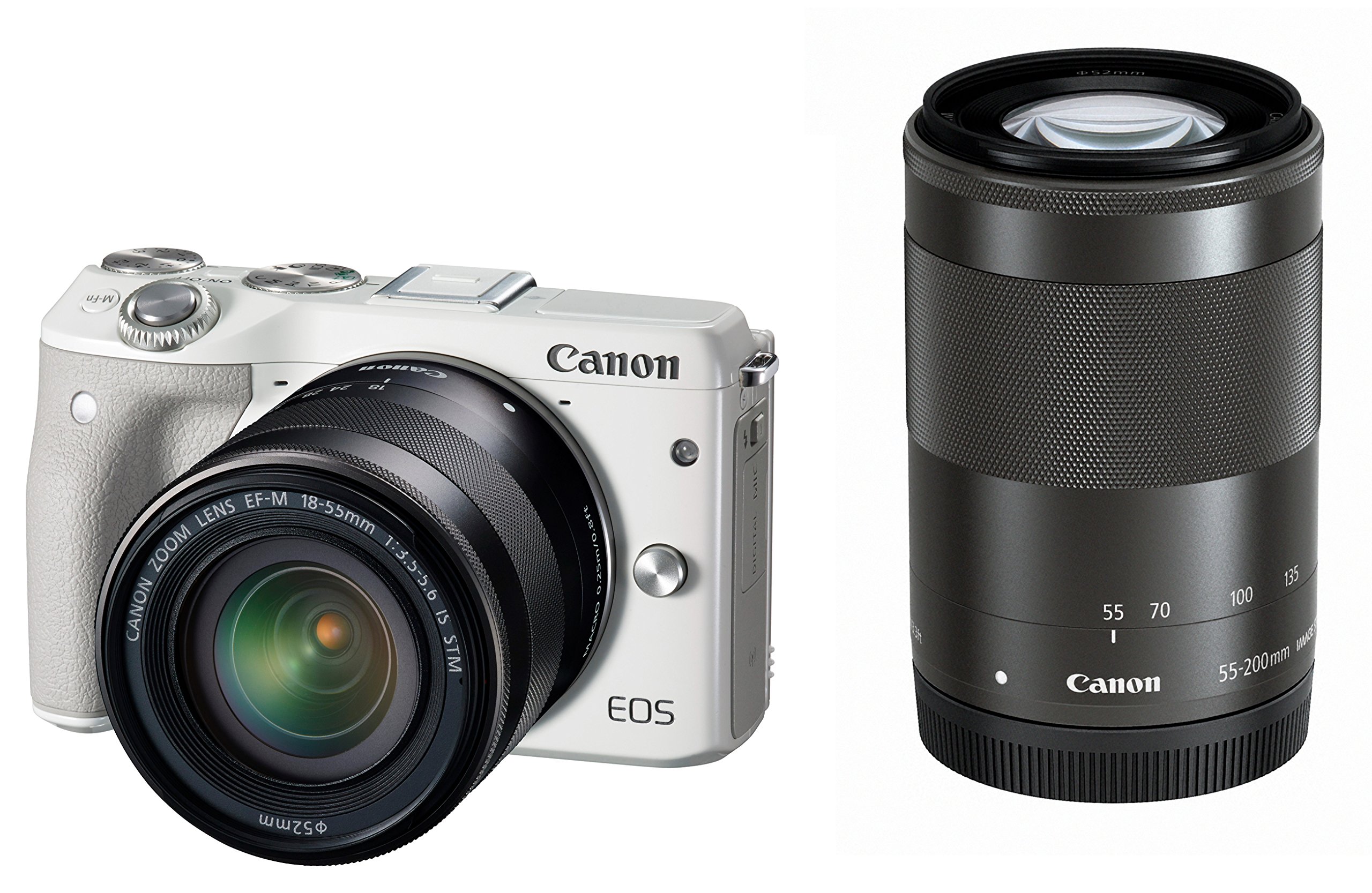 Amazon | Canon ミラーレス一眼カメラ EOS M3 ダブルズームキット 