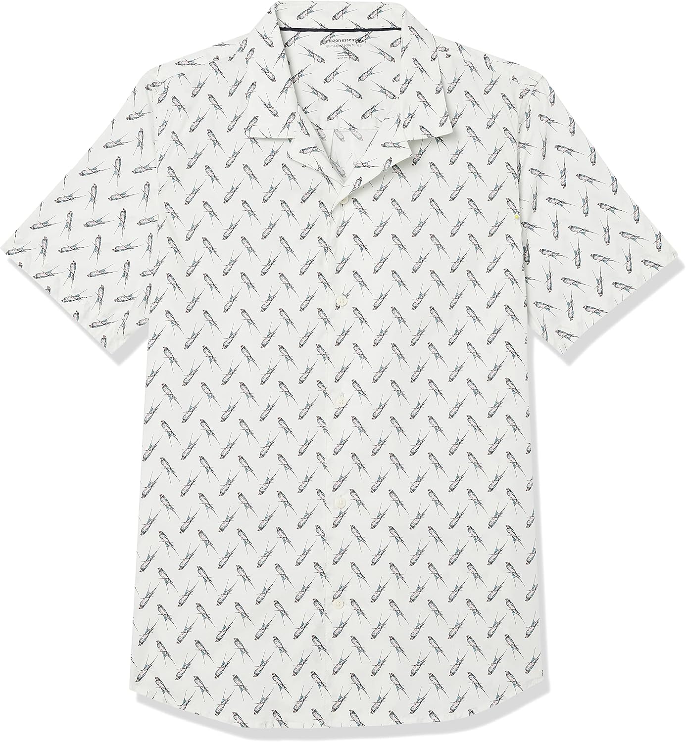 Amazon Essentials Mens Vacation Cotton Resort Shirt, Slim-Fit Short Sleeve - Image 6