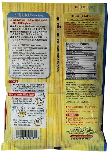 Miniatura 2 de Hikari Miso sopa instantánea de miso tofu 53 onzas