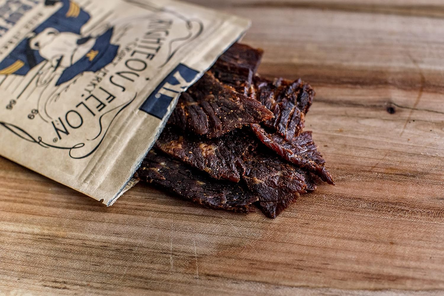 Righteous Felon Beef Jerky - Truffle-O-Soldier Flavor - All-Natural Jerky - Locally Sourced & Dried Beef Jerky - Low-Sugar, High-Protein, Healthy Snacks - 2 Ounces, Pack of 3