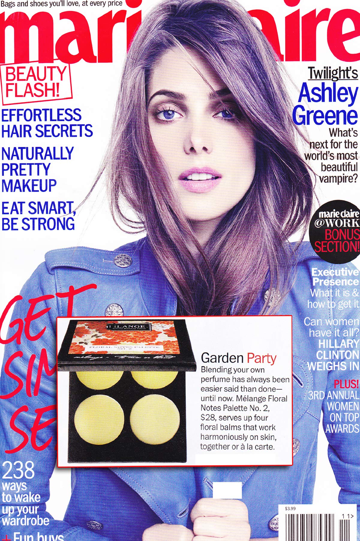 Melange Single Note Floral Solid Perfume Palette .69 ounces (Single Note Floral Set)