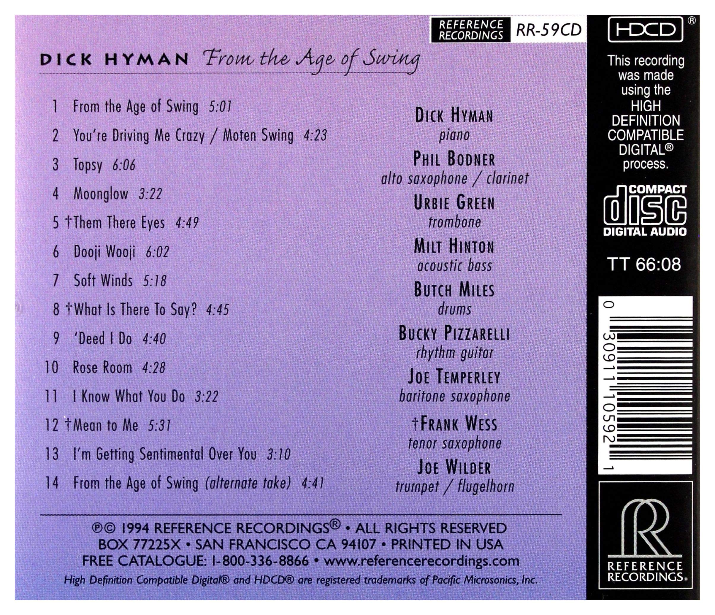 From the Age of Swing