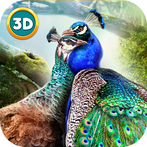Peacock Life Simulator 3D Bird Survival Game Peafowl Animal Fighting