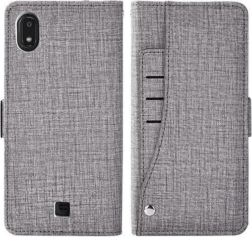 Miniatura 5 de Asuwish Compatible con LG Stylo 4 - Funda tipo cartera de cristal templado y funda para tarjetero, para Stylo4 Plus LGstylo4 Sylo4 Style 04 4+ Q