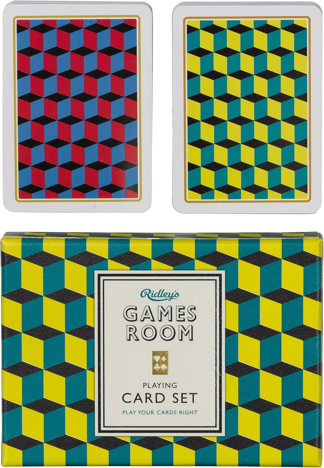 Ridley's Games Room Playing Card Game Two Packs of Cards Four