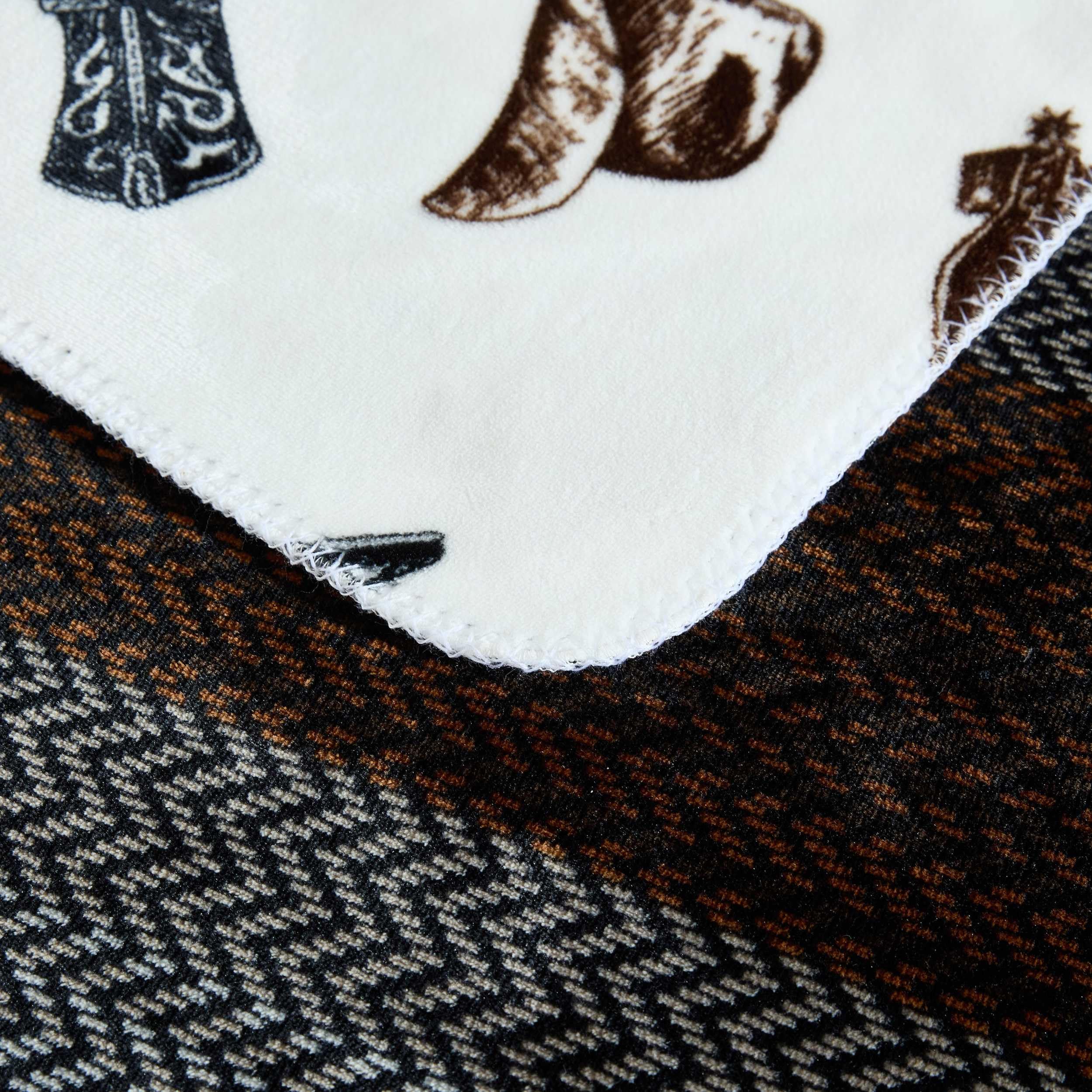 Wrangler Coperta in peluche ultra morbido per la casa, per tutte le