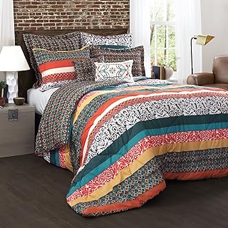 Lush Decor Boho Striped Comforter Set