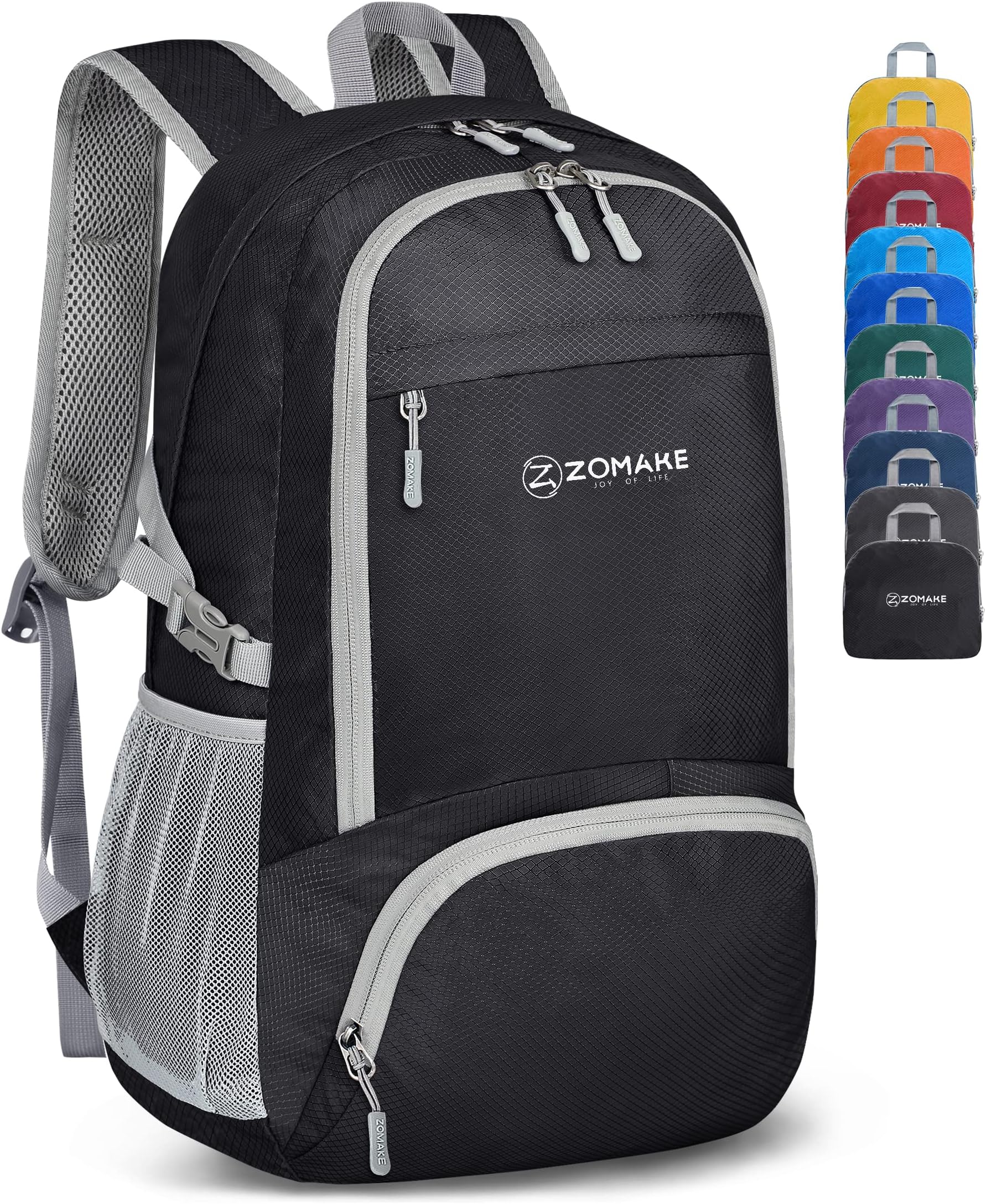 Foldable Backpack - Lightweight Packable Hiking Daypack 30 L Travel Rucksack Water Resistant Outdoor Sports Camping Bag Walking Trekking for Men Women Seniors
