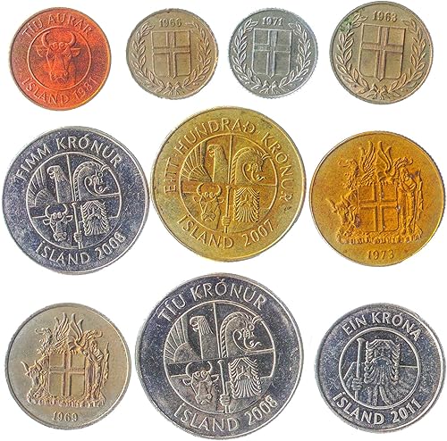 Miniatura 197 de Turquía 10 Monedas Mixtas Moneda Turca Antigua Kurus Bin Lira Desde 1957