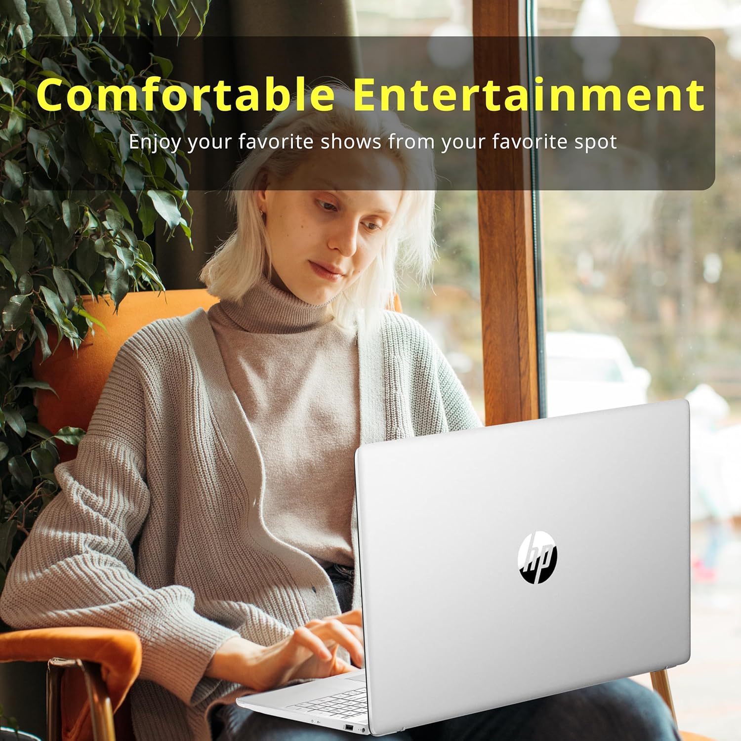 HP 17.3" Brightview HD+ Touchscreen Laptop, AMD Ryzen 5 5625U Processor, 16GB RAM, 512GB PCIe SSD, AMD Radeon Graphics, Full-Size Keyboard, 720p HD Camera, Wi-Fi, Windows 11 Pro, Silver (Renewed)