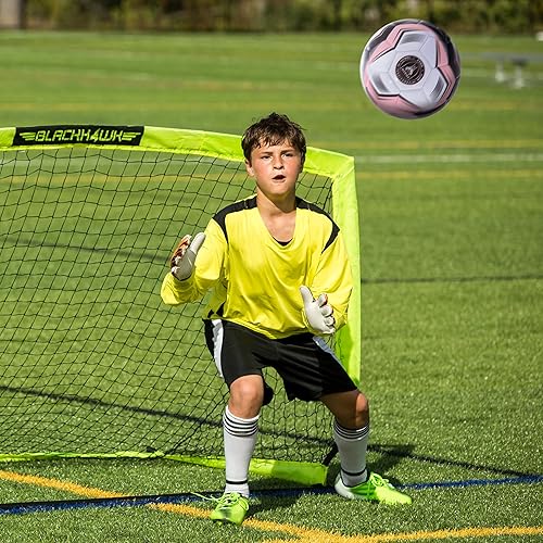 Miniatura 5 de Franklin Sports Balones de fútbol oficiales del equipo de la MLS, pelotas de fútbol de tamaño oficial 5, tamaño reglamentario + peso para niños +