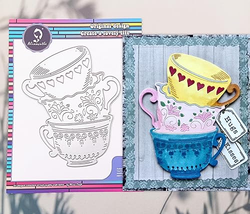 Alinacutle Troqueles troquelados de metal para tarjetas hechas a mano para álbumes de recortes, álbum de recortes, plantilla de manualidades de papel