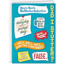 Hallmark The Office Note Cards, Funny Quotes 20 Blank Cards with Envelopes