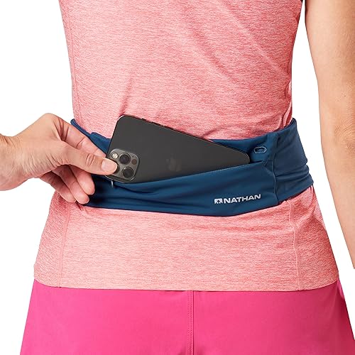 Miniatura 3 de Nathan Cinturón de correr ajustable con cremallera, bolsillo resistente a la intemperie y dos bolsillos de almacenamiento rápido, hebilla ajustable