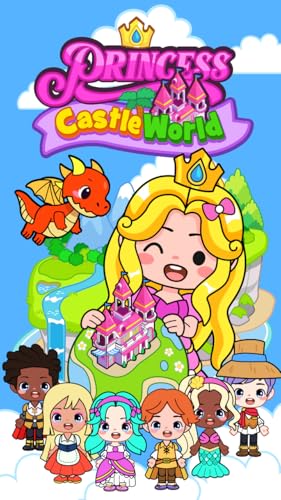Princess Castle World - Royal Kids Kingdom Town & City Life Dollhouse Games FREE