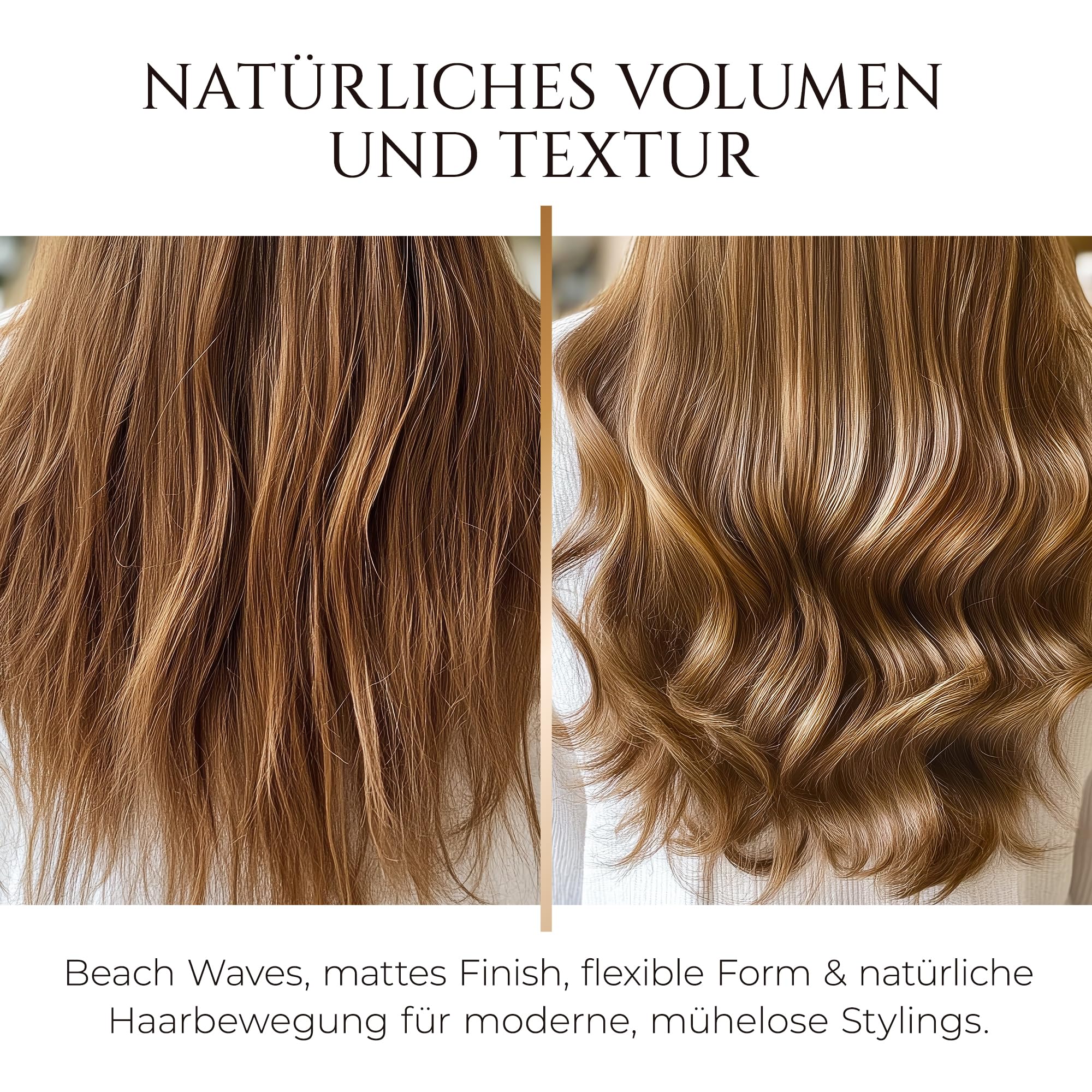 HADAT Hydro Texturizing Salt Spray – Meersalz Spray Haarstyling für Volumen, Beach Waves und Mattes Finish, Textur Spray mit Totes Meer Mineralien, 110 ml