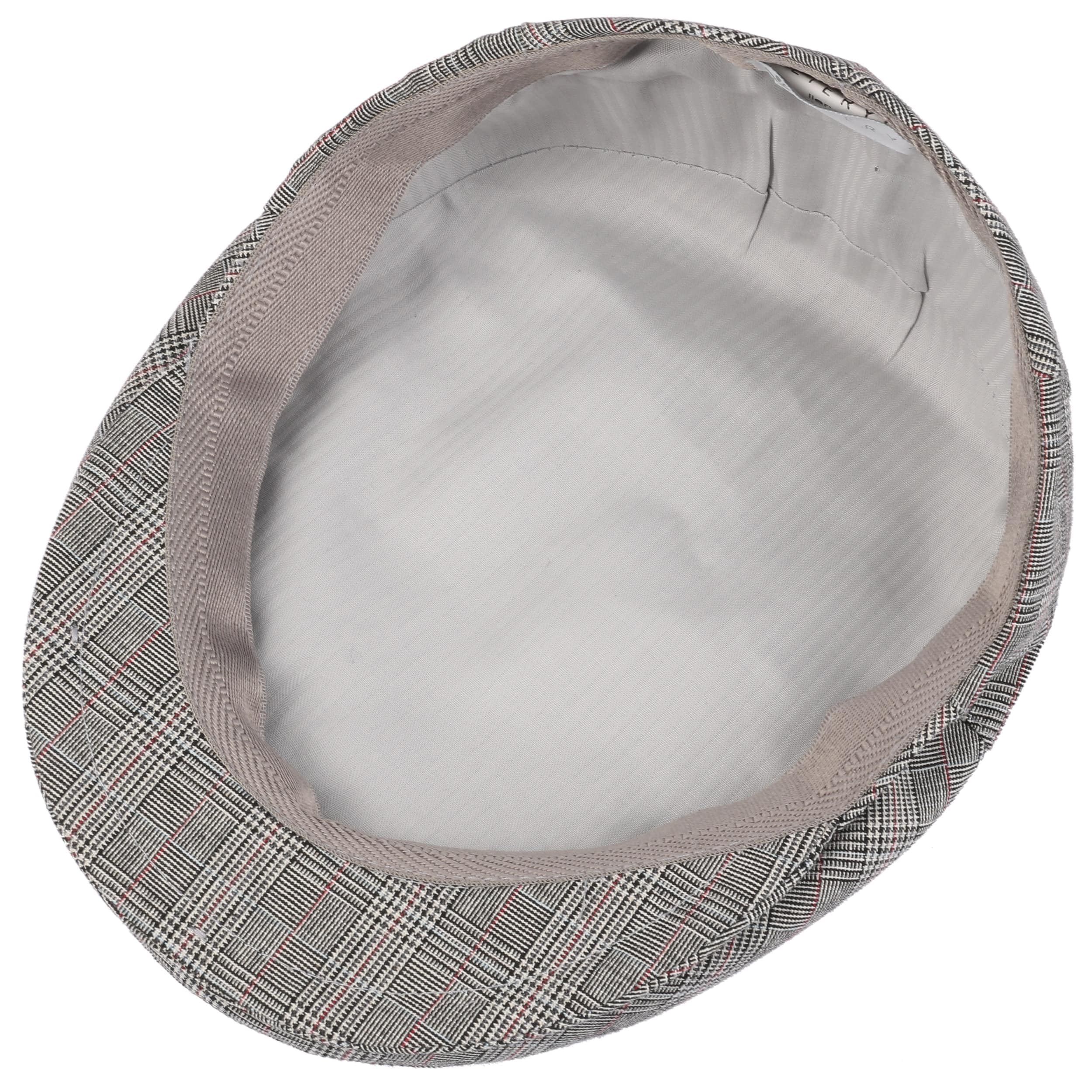 Lipodo Casquette a Carreaux Devron Homme - Made in Italy en Coton Gavroche avec Visiere, Doublure Ete Printemps-ete